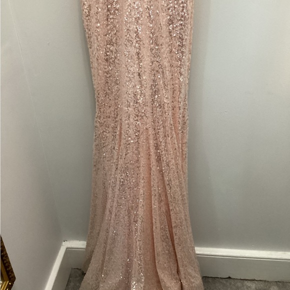 Jovani 66383a, light pink, 6, - Picture 3 of 6